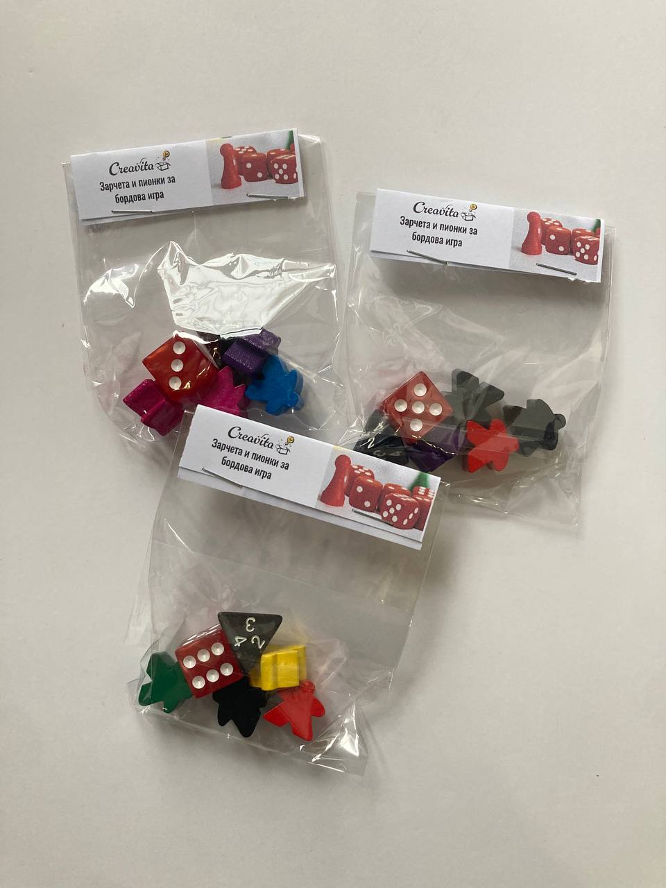 Зарчета и Пионки за Бордови игри (човечета)